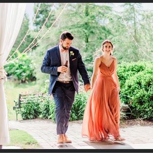 Lulus Rusty Rose Maxi Dress